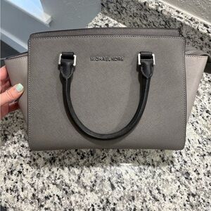 Michael Kors Charcoal Satchel